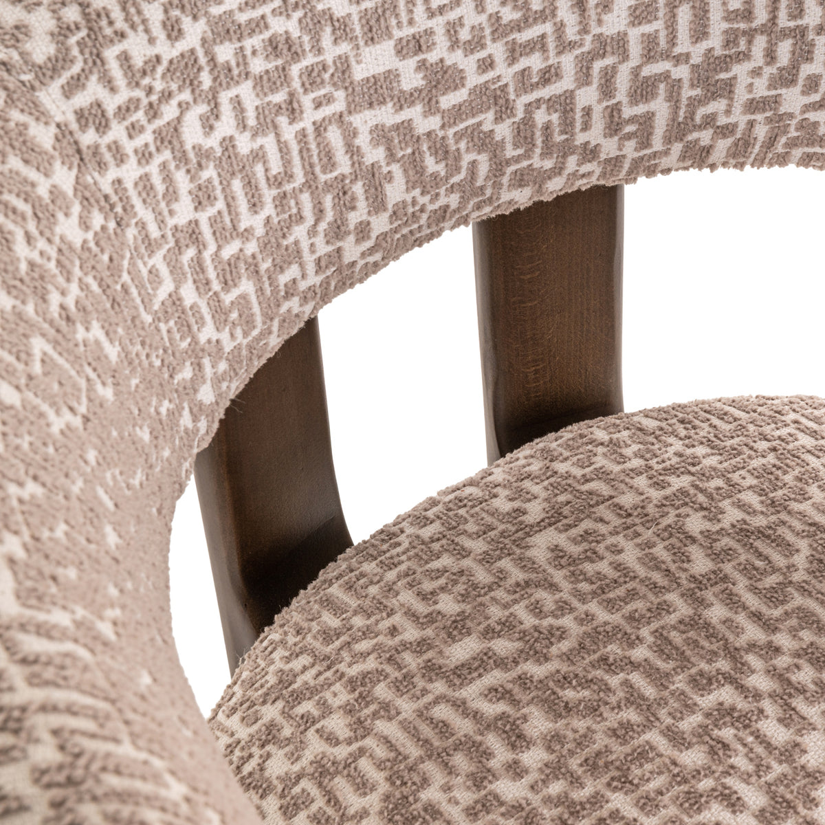 Contigo natural geo dining chair