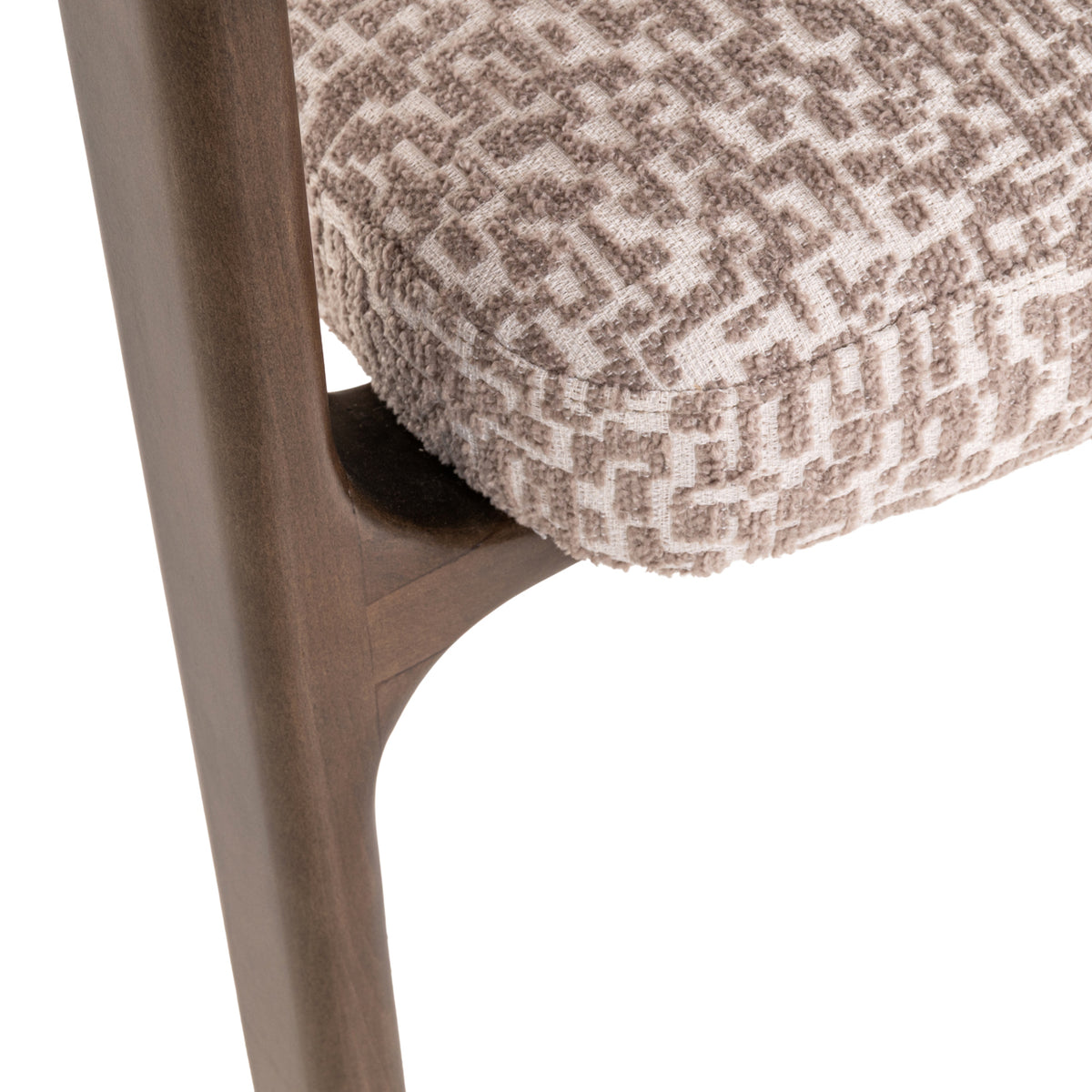 Contigo natural geo dining chair