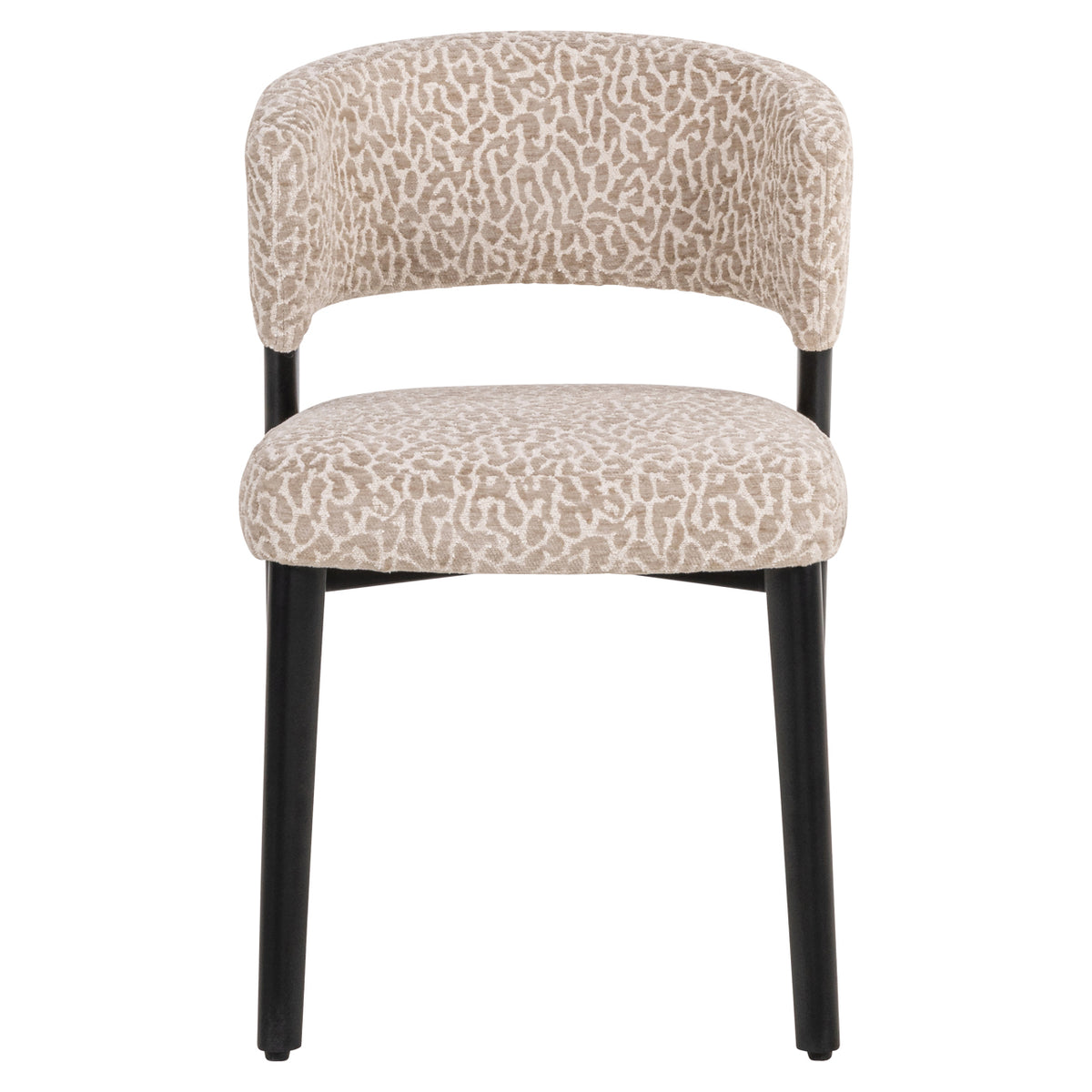 Dining chair Zeno beige leopard