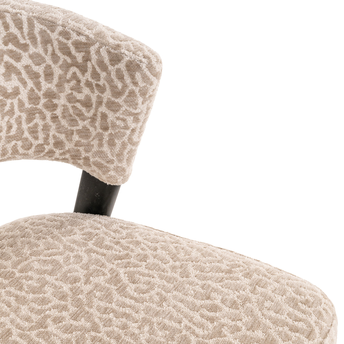 Dining chair Zeno beige leopard