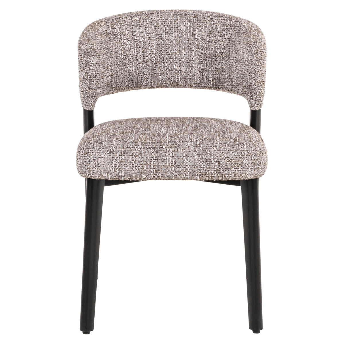 Chaise de salle à manger Zeno earth tweed
