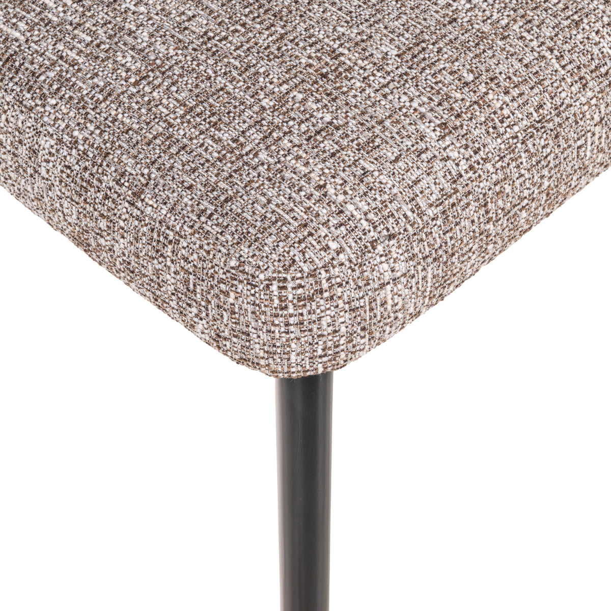 Chaise de salle à manger Zeno earth tweed