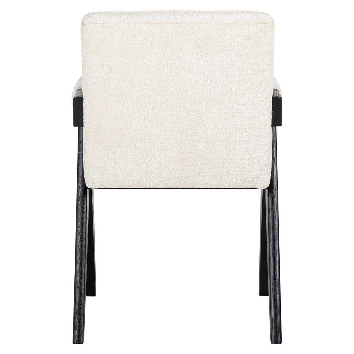 Chaise de salle à manger Cooper chenille blanche