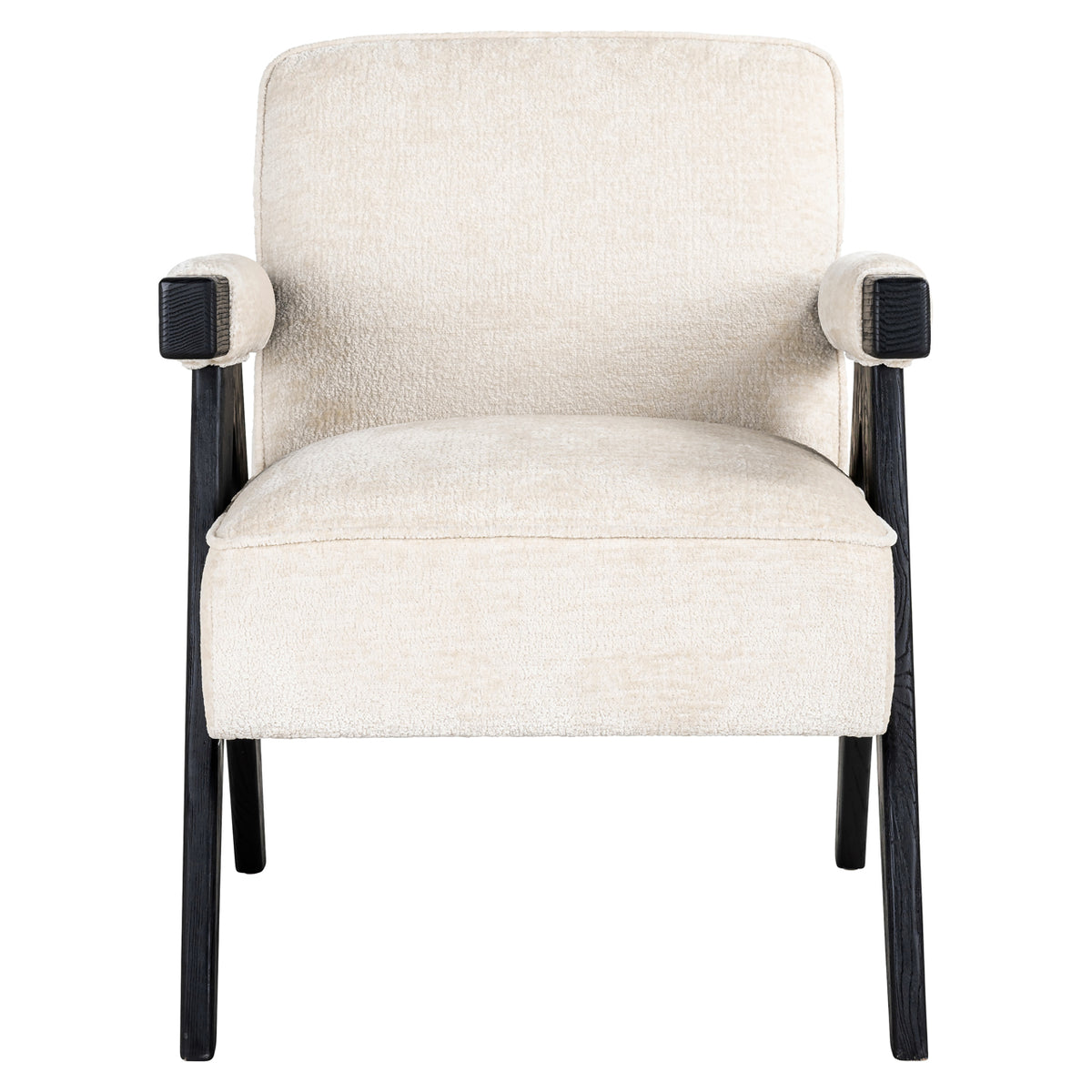 Lounge stoel Cooper white chenille