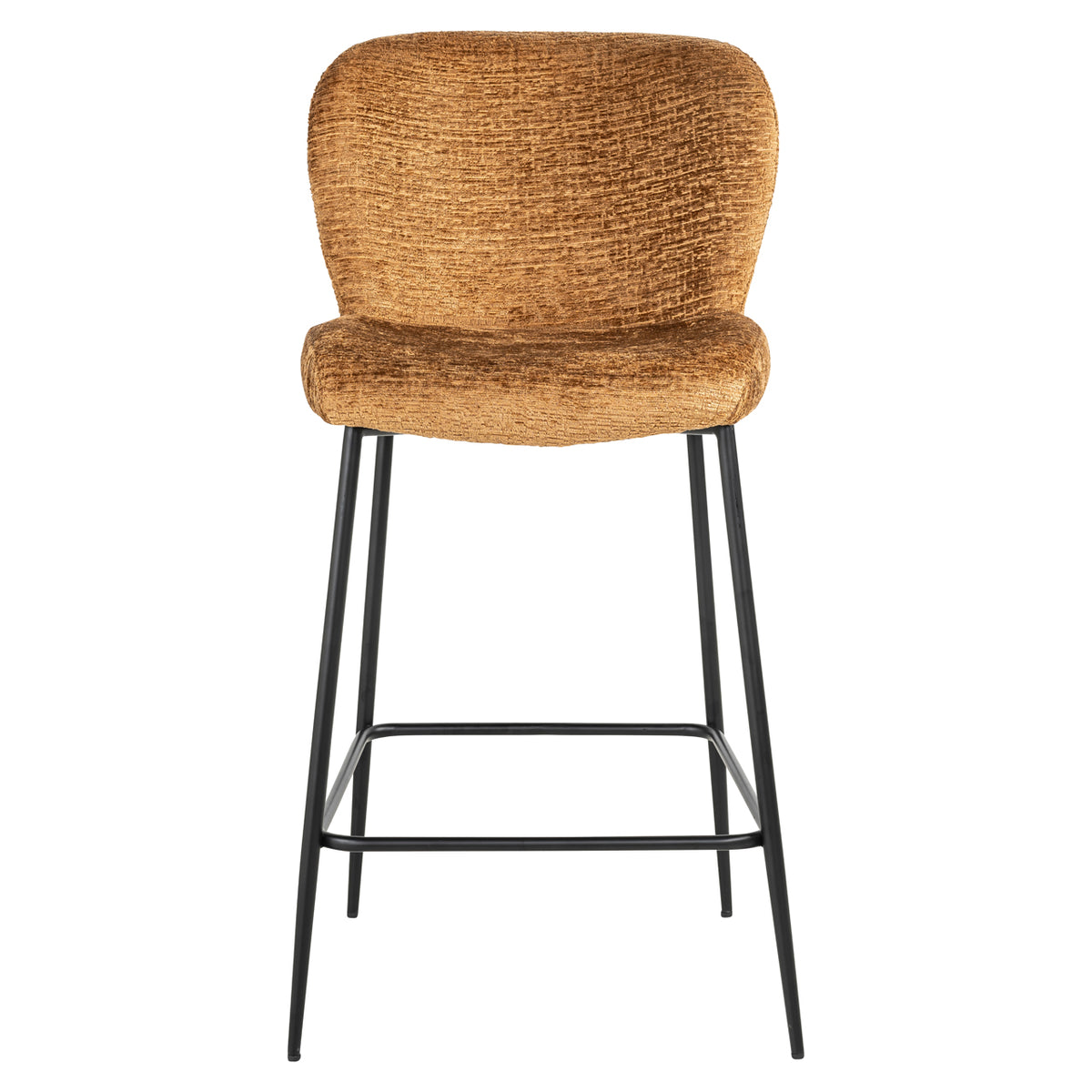 Chaise de bar Darby cognac fusion