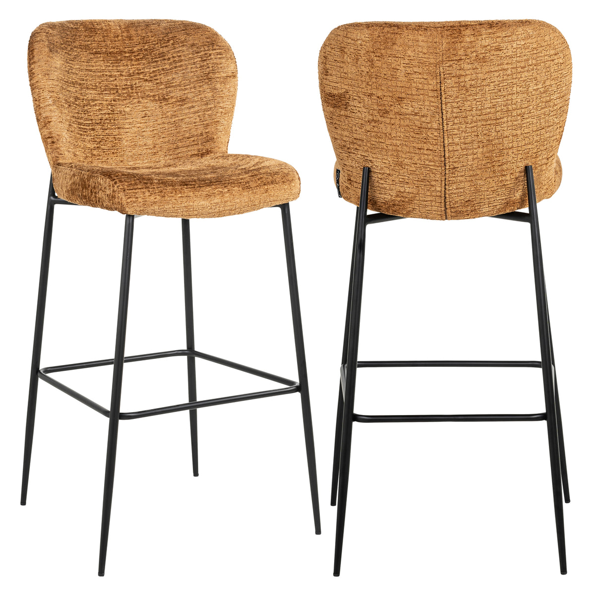 Darby cognac fusion bar stool