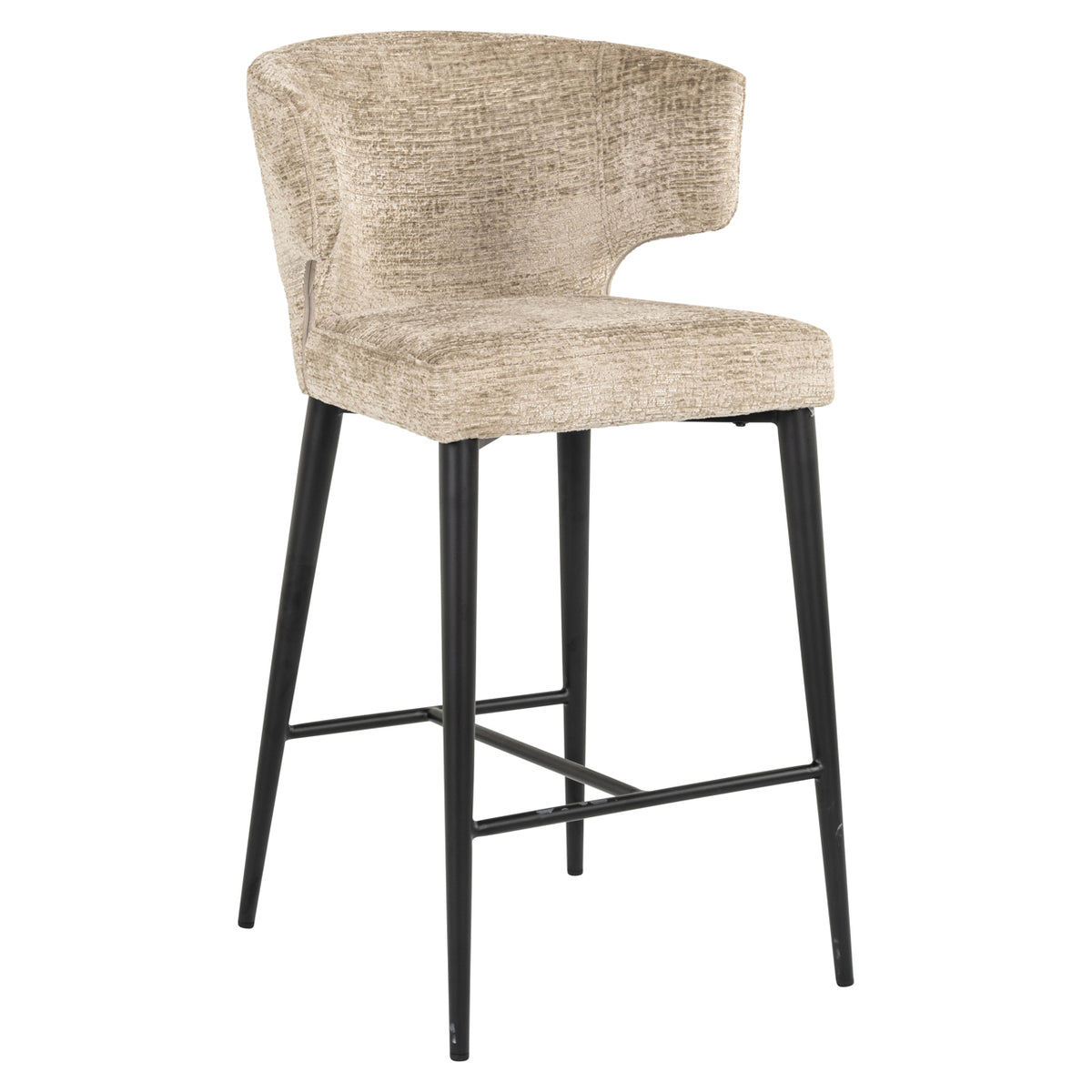 Chaise de comptoir Taylor desert fusion ignifugée