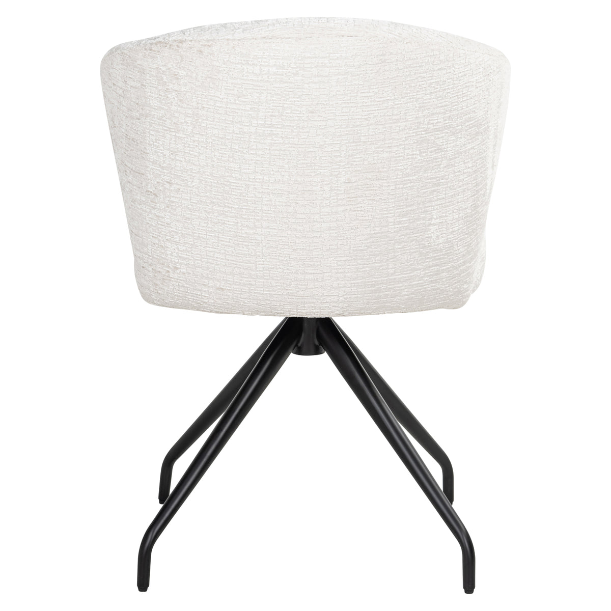 Chaise de salle à manger Milly cream fusion pivotante