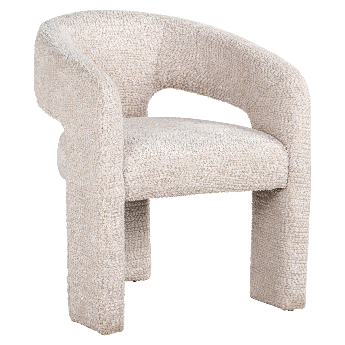 Chaise de salle à manger Belle lovely crème ignifugée
