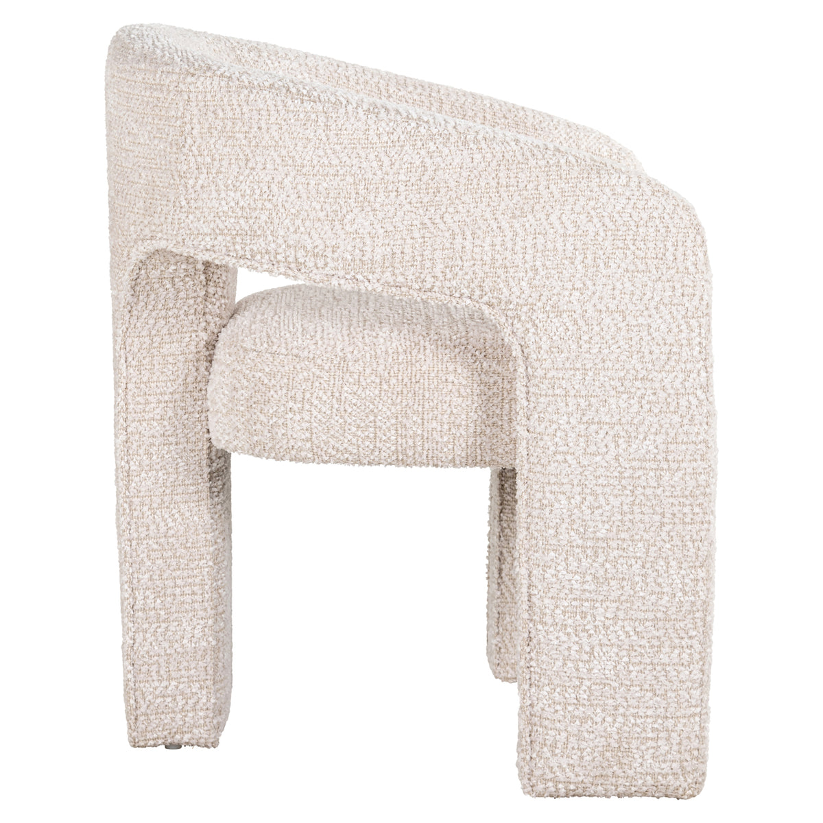 Chaise de salle à manger Belle lovely crème ignifugée