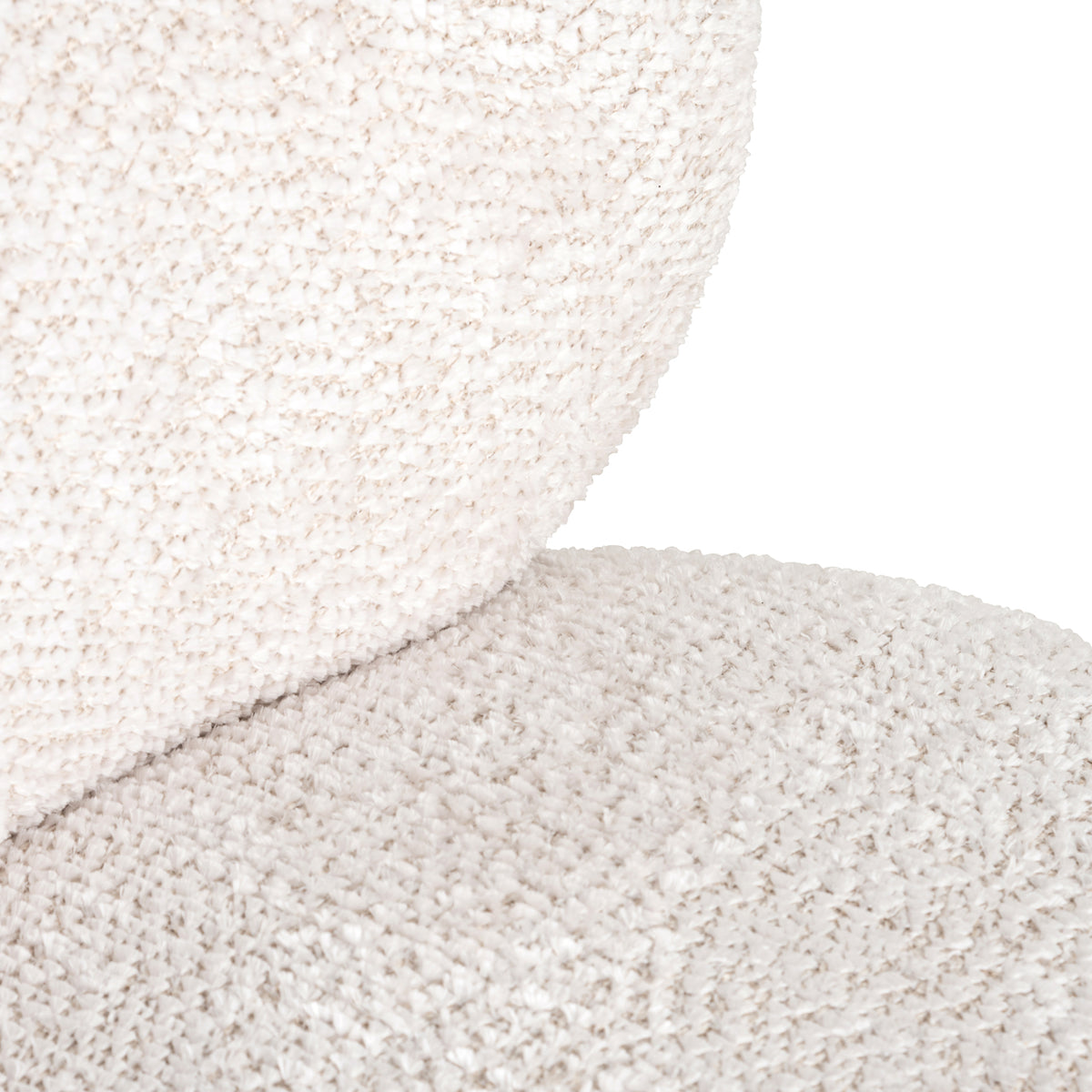 Fauteuil lounge Jace lovely cream pivotant