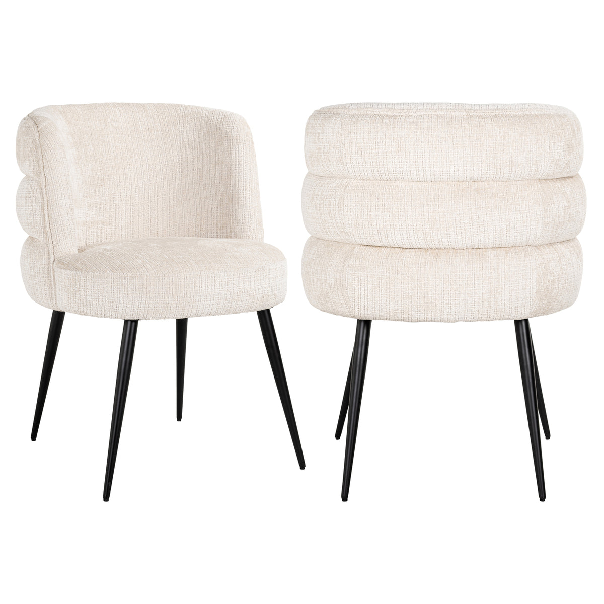 Eetkamerstoel Stella niagara beige fire retardant