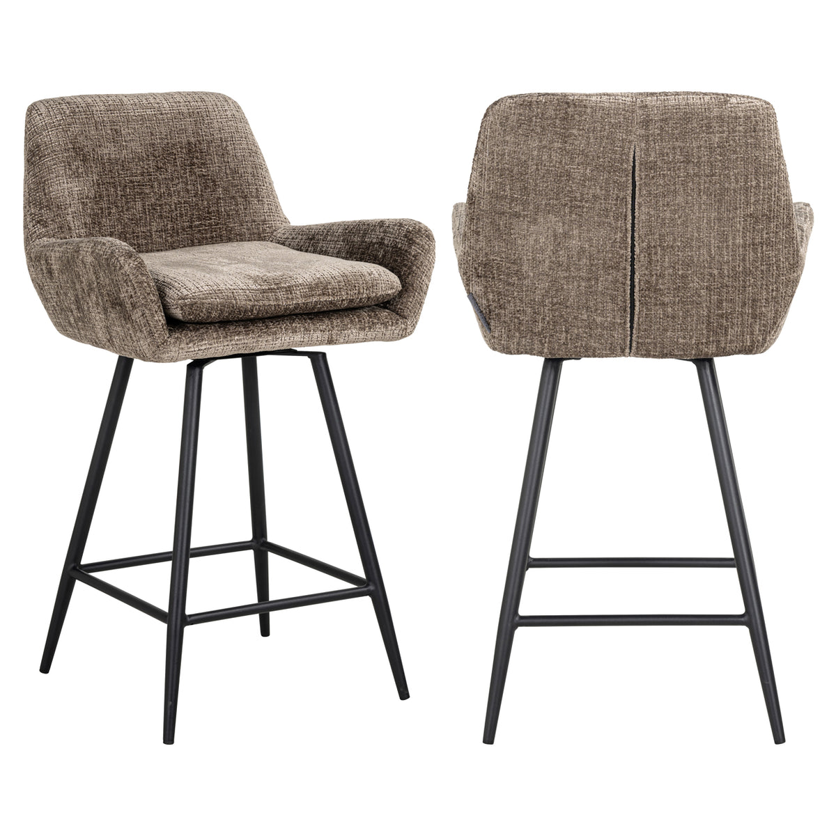 Chaise de comptoir Linsey niagara stone swivel (Set of 2)