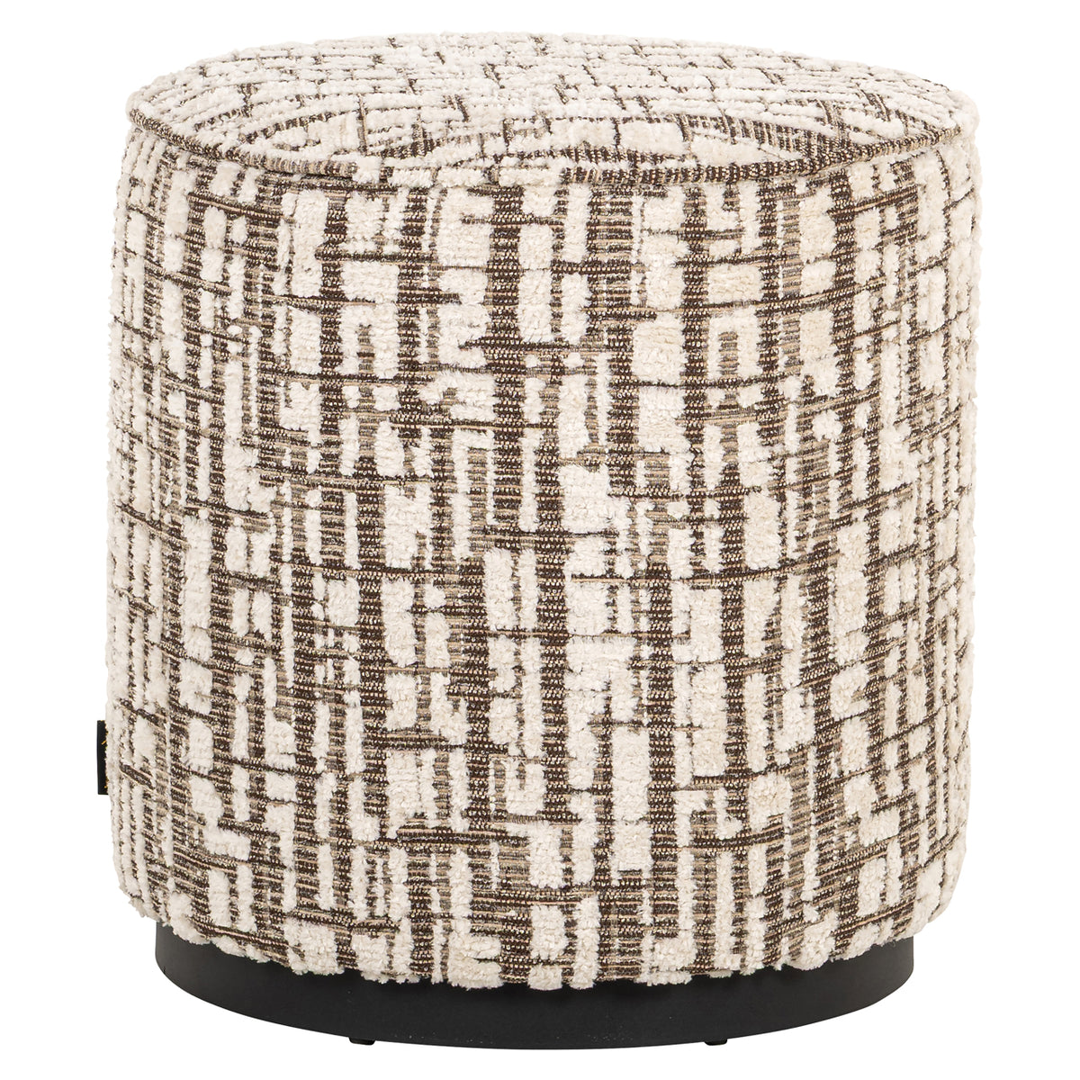 Pouf & Fußbank Lexie cream 45Ø