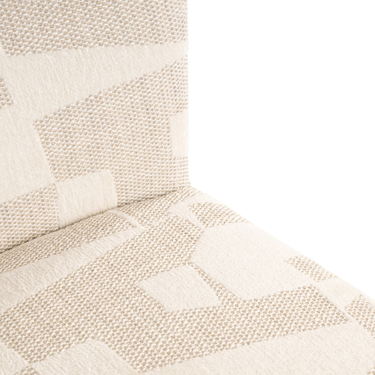 Esszimmerstuhl Lorain beige graffic mit Rollen