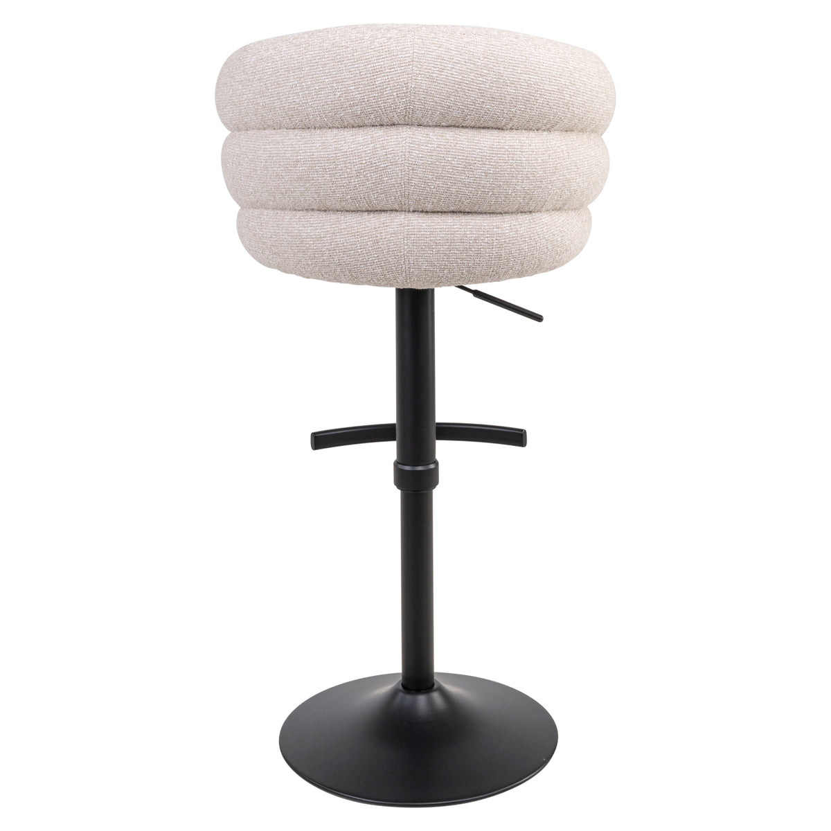 Tabouret de bar Nikki biscotti pivotant ignifugé