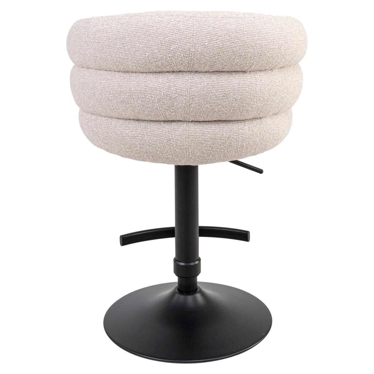Tabouret de bar Nikki biscotti pivotant ignifugé