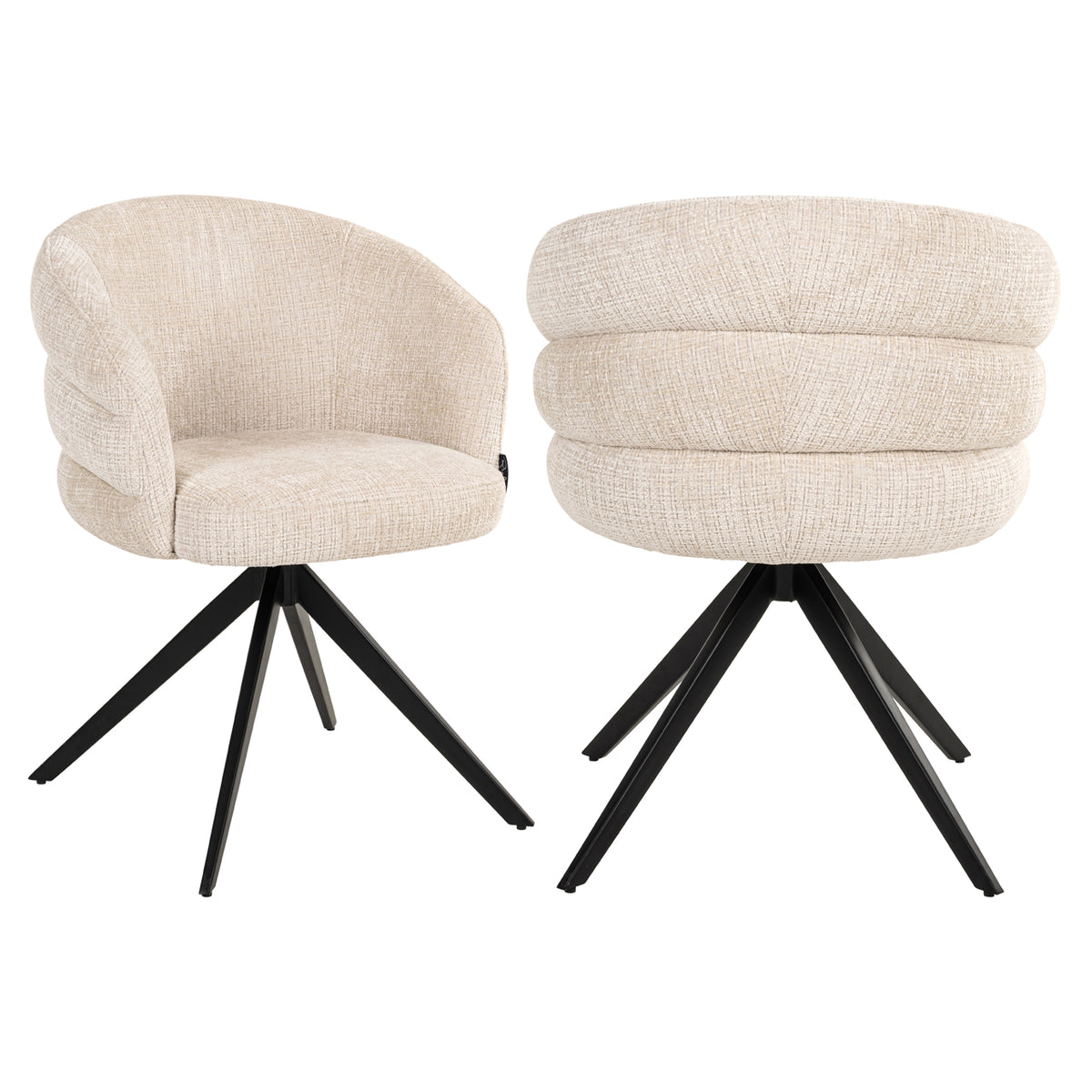 Esszimmerstuhl Serenity niagara beige drehbar feuerhemmend