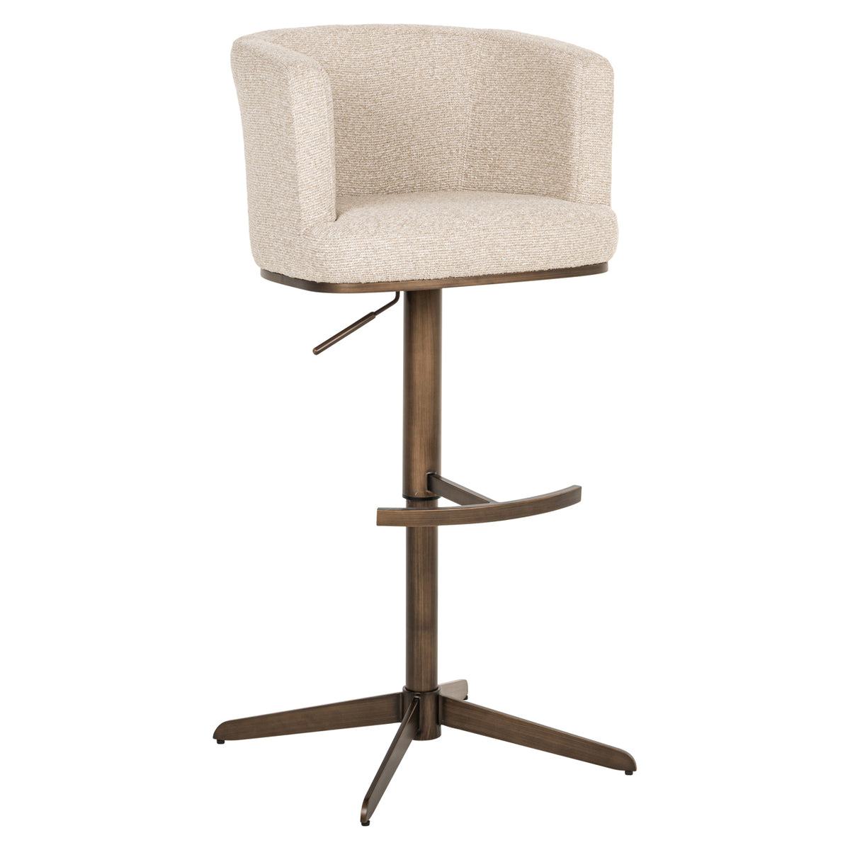 Chaise de bar Cheyenne biscotti pivotante