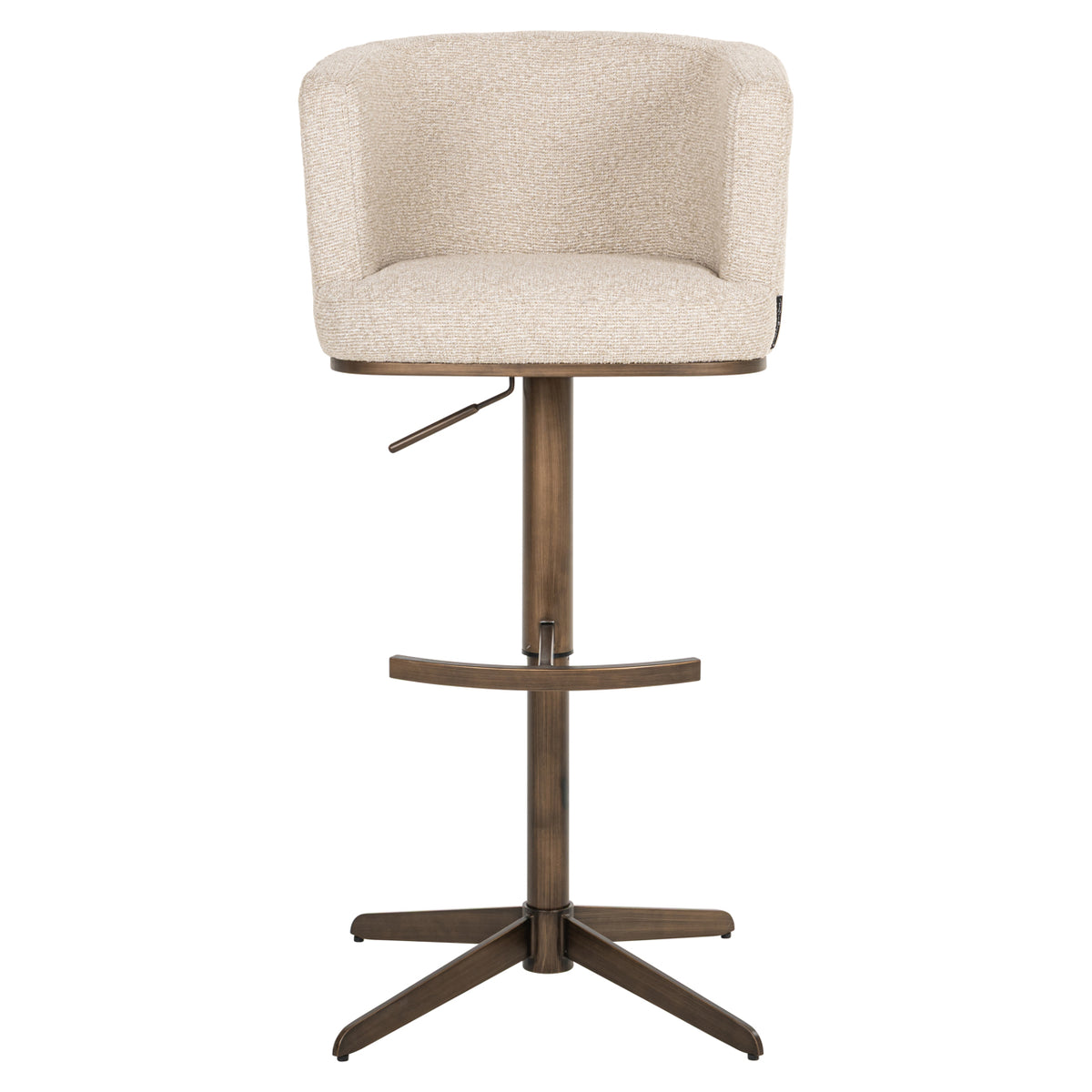 Chaise de bar Cheyenne biscotti pivotante