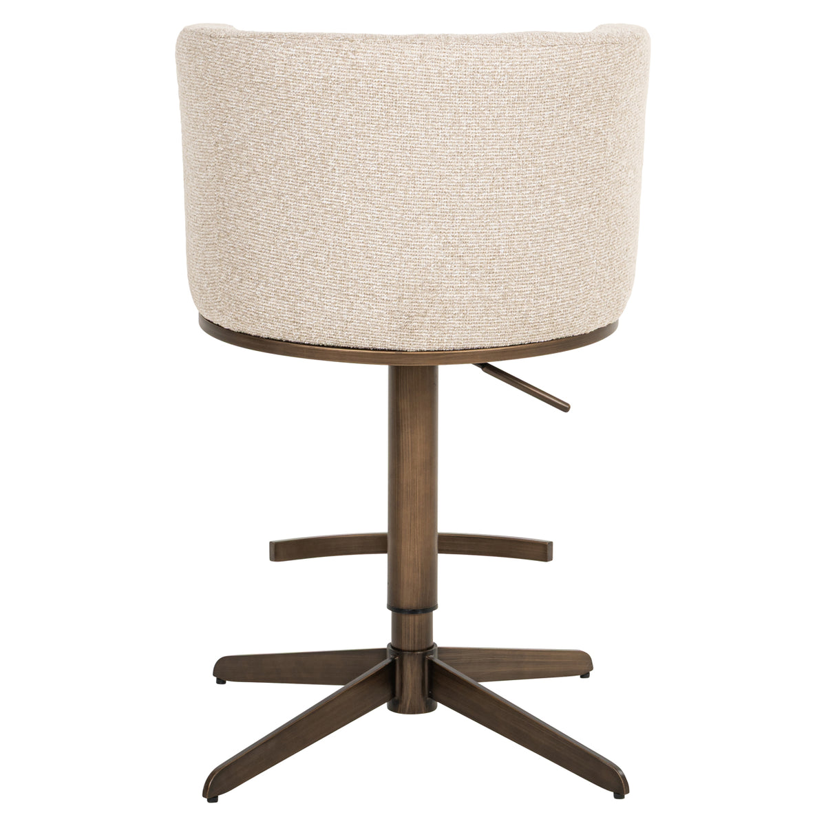 Chaise de bar Cheyenne biscotti pivotante
