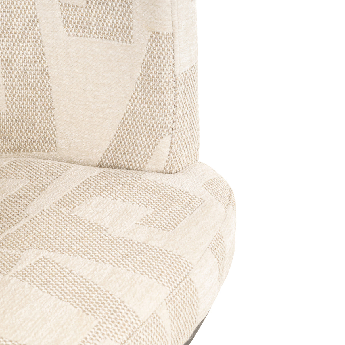 Barstuhl Cheyenne beige graffic drehbar