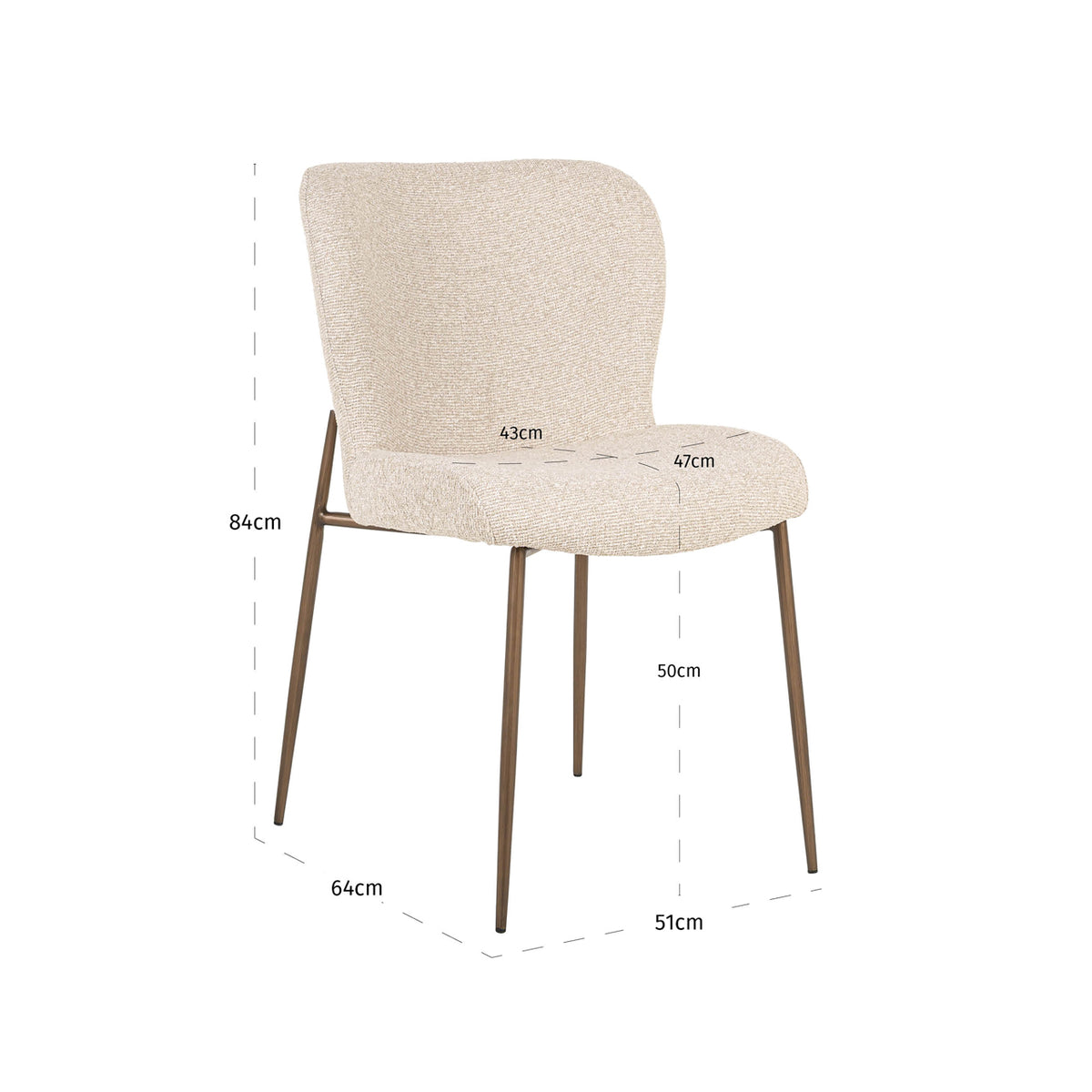 Odarby biscotti dining chair (Set of 2)
