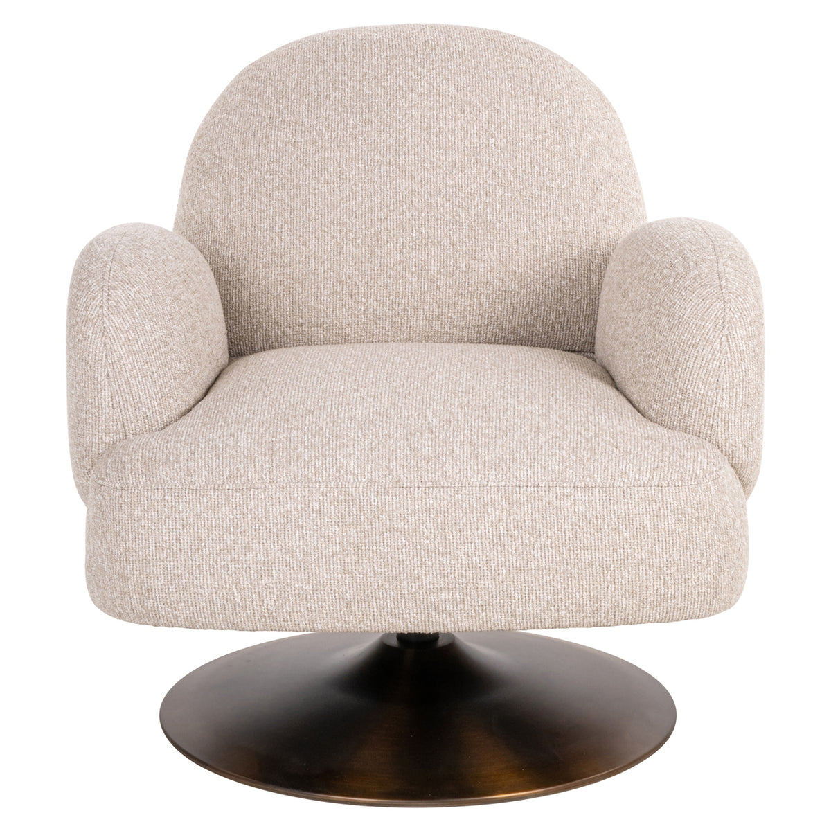 Fauteuil lounge Kagney biscotti pivotant
