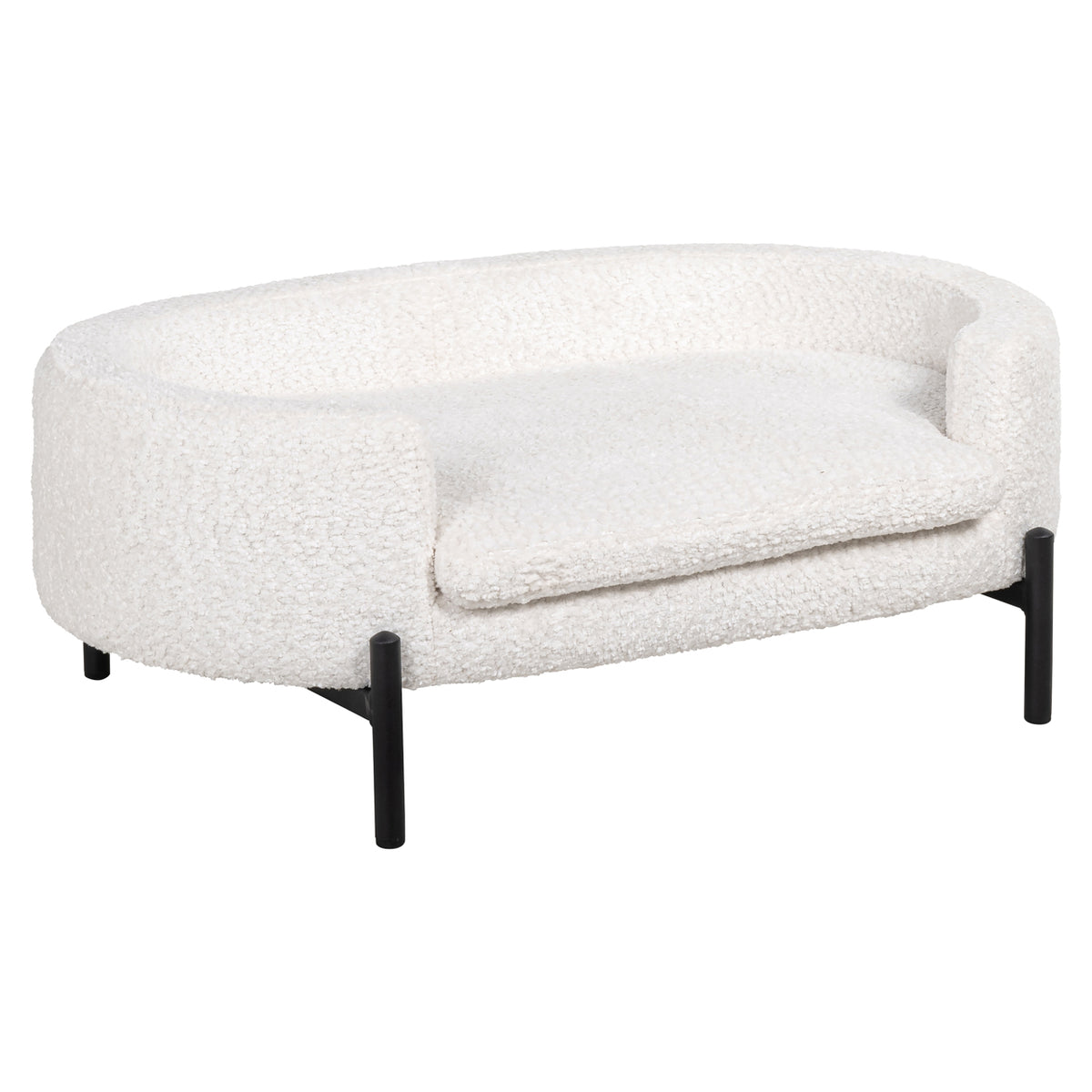 Panier pour chien Dolly blanc mouton