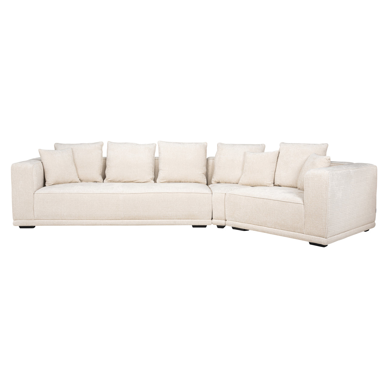 Canapé Lusso Niagara beige 4 places