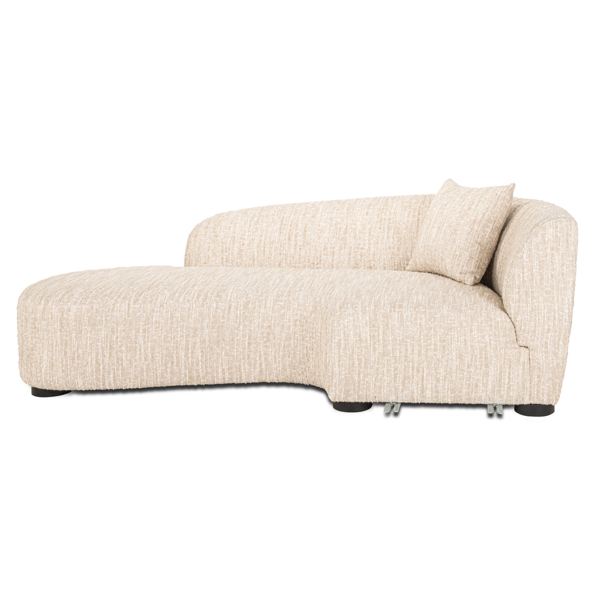 Canapé Pandora beige angora lounge gauche