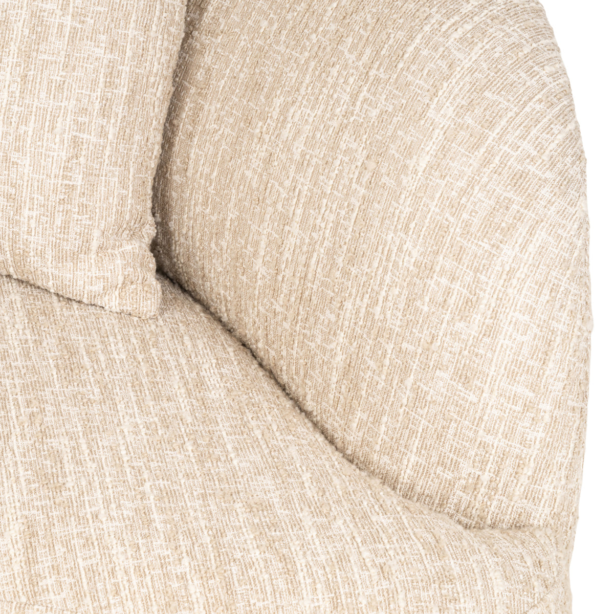Canapé Pandora beige angora lounge gauche