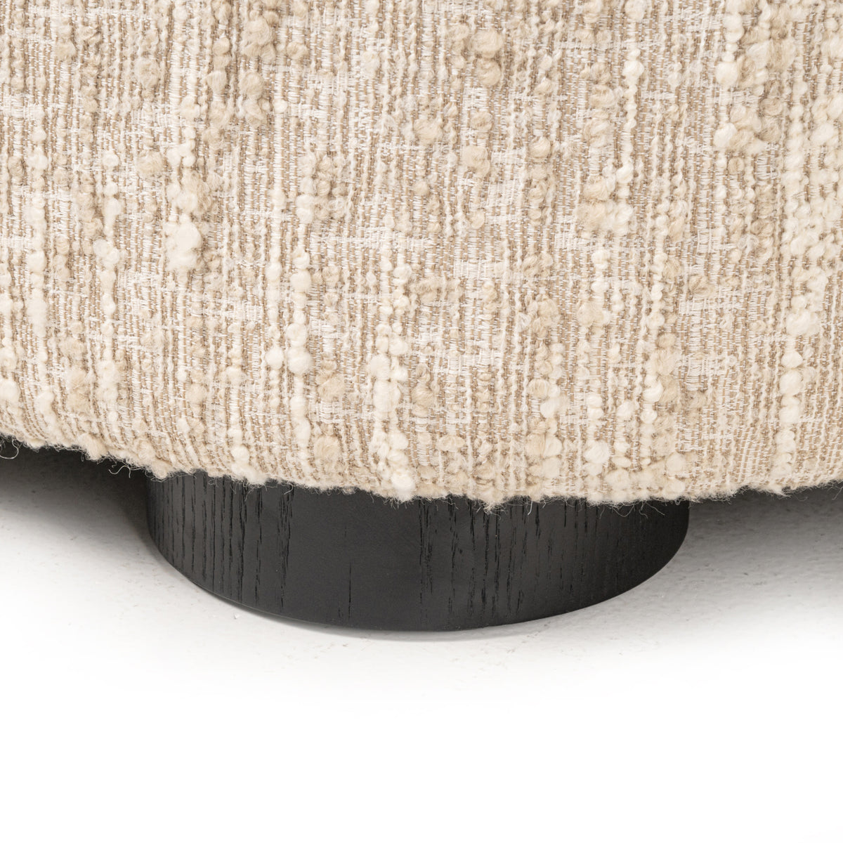Canapé Pandora beige angora lounge gauche