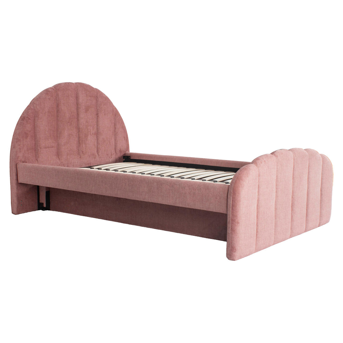 Lit Pixie en palissandre jewel 120x200 avec lit gigogne
