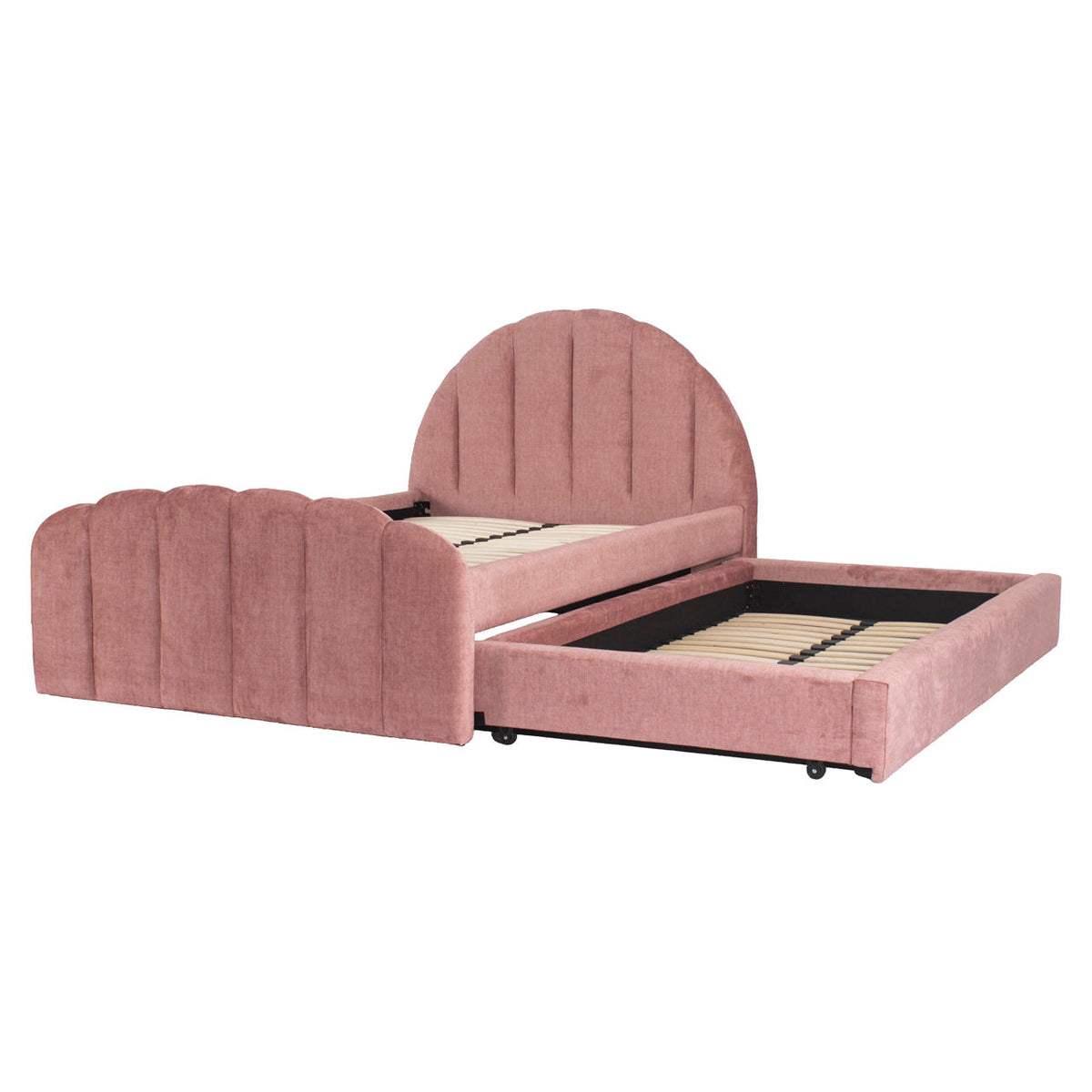 Lit Pixie en palissandre jewel 120x200 avec lit gigogne