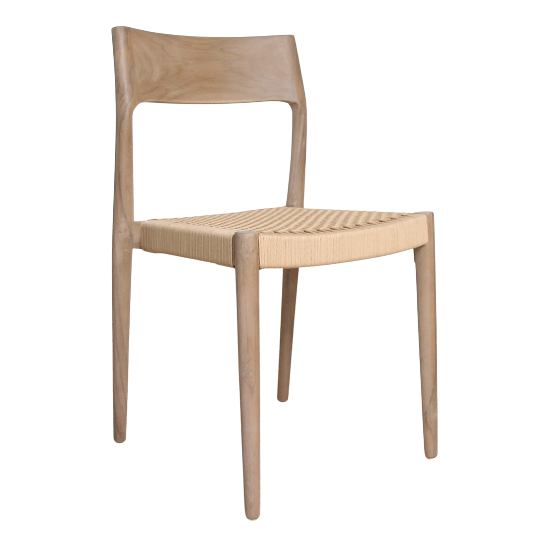 Freya light teak garden chair - Natural (set of 2)