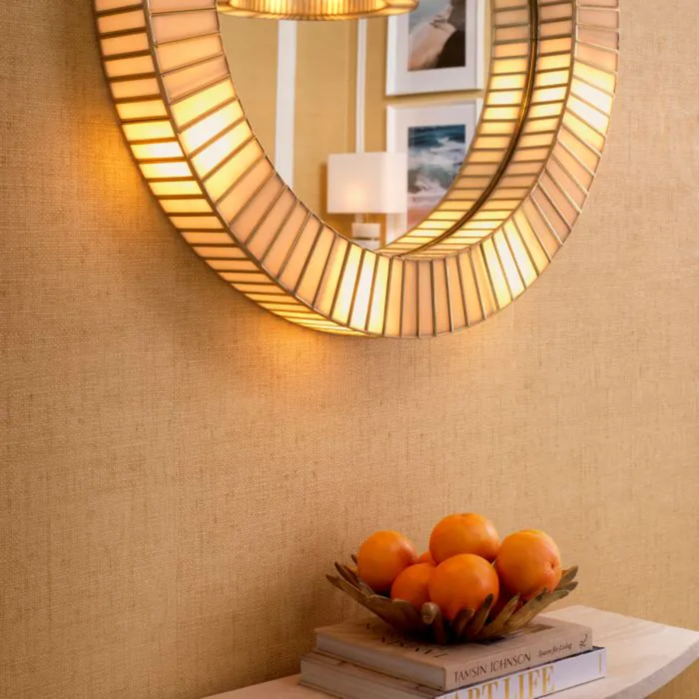 Eichholtz mirror with light Monari