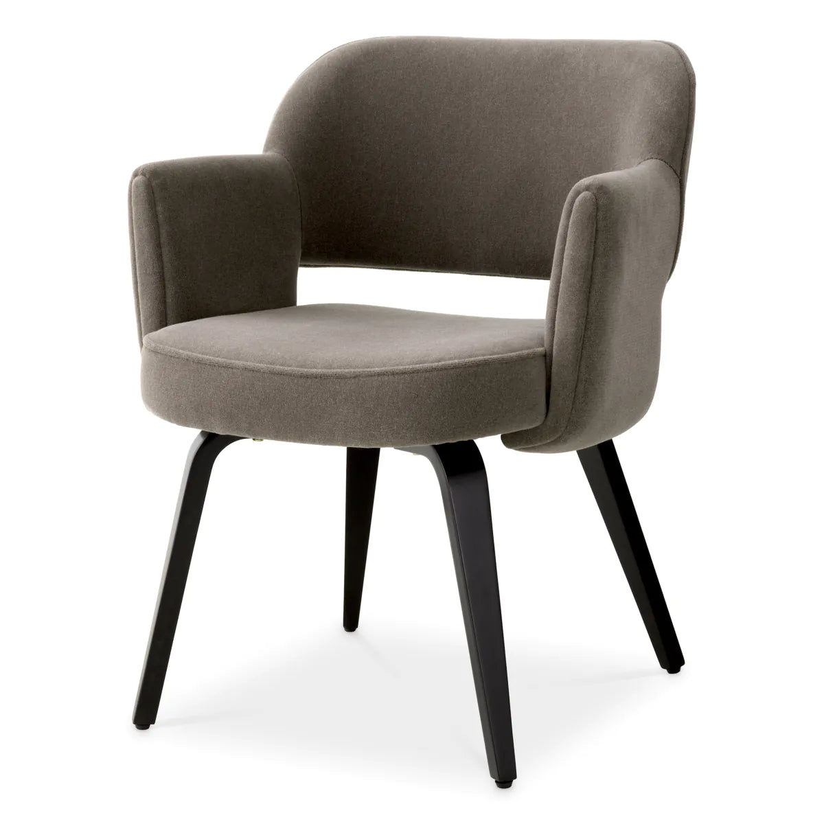 La chaise de salle à manger MET x Eichholtz Park Bruin