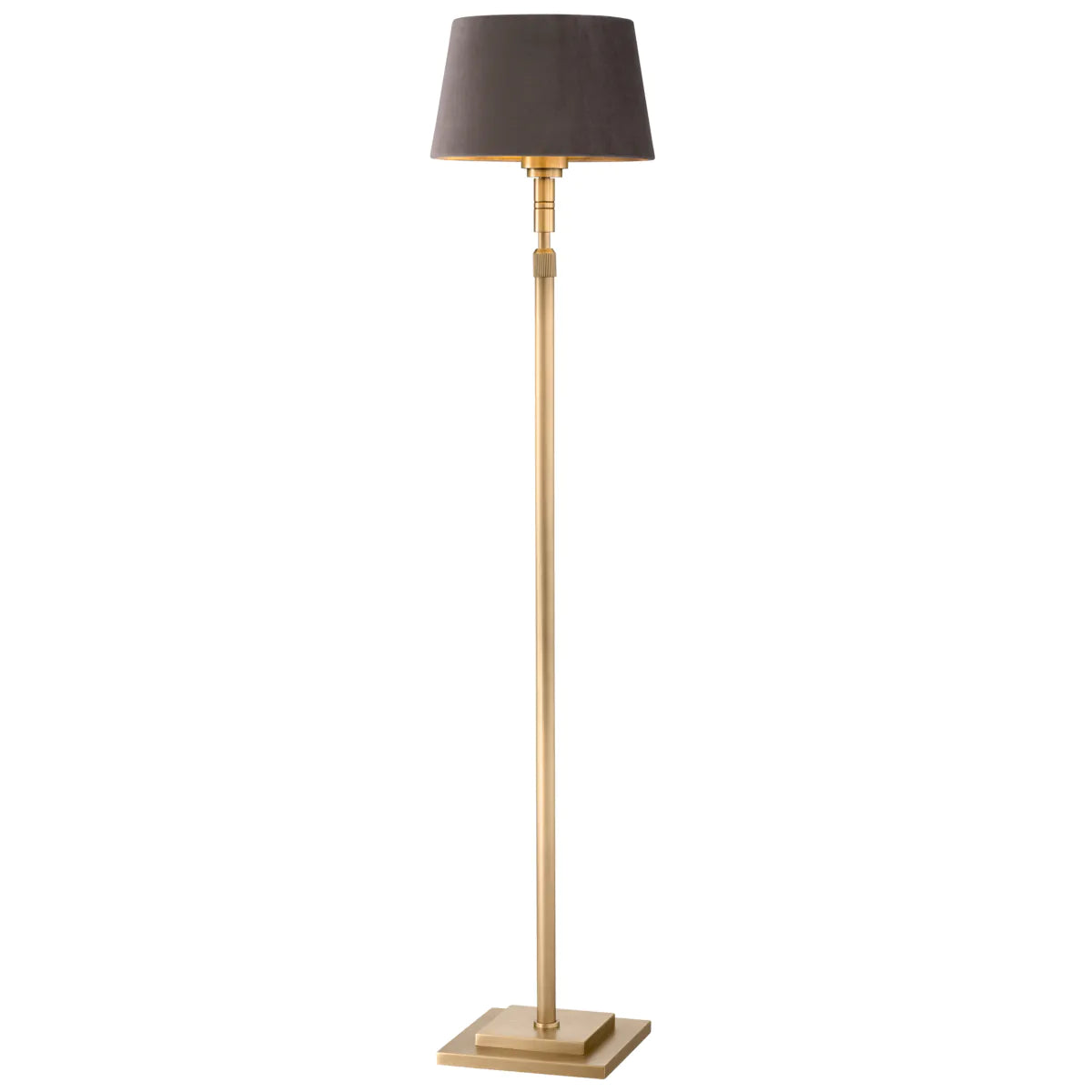 La lampe sur pied MET x Eichholtz Tryon en velours gris