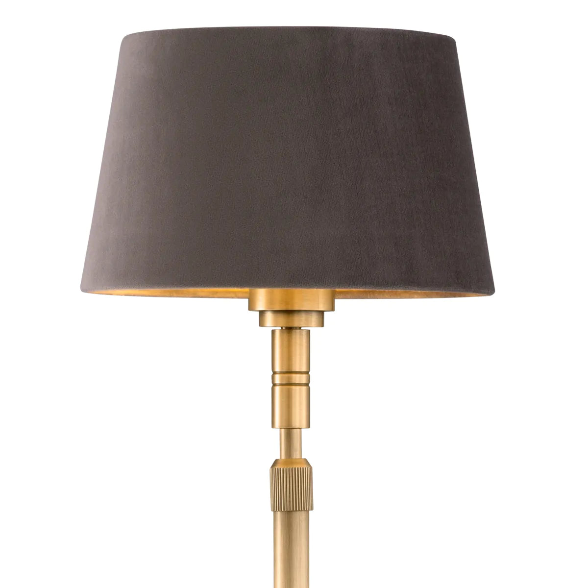 La lampe sur pied MET x Eichholtz Tryon en velours gris