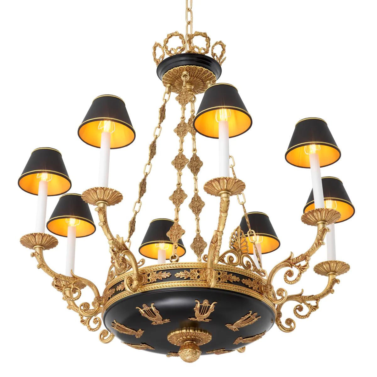 the MET x Eichholtz chandelier Palais