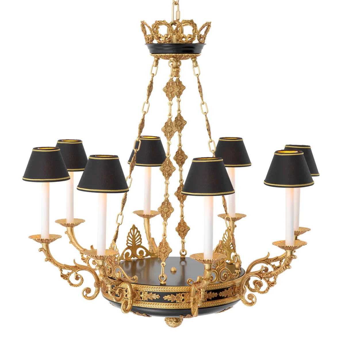 the MET x Eichholtz chandelier Palais