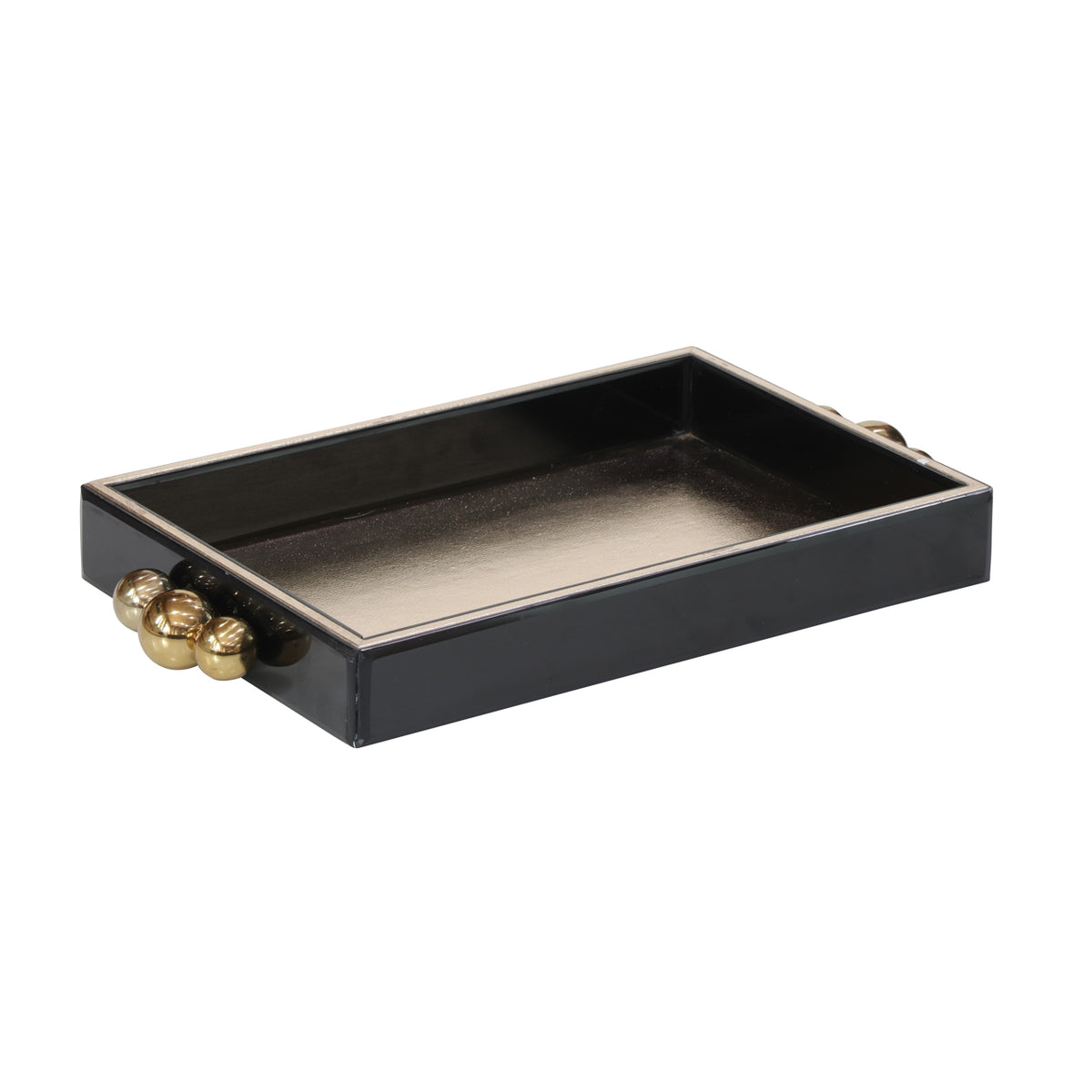 Liv tray black/gold