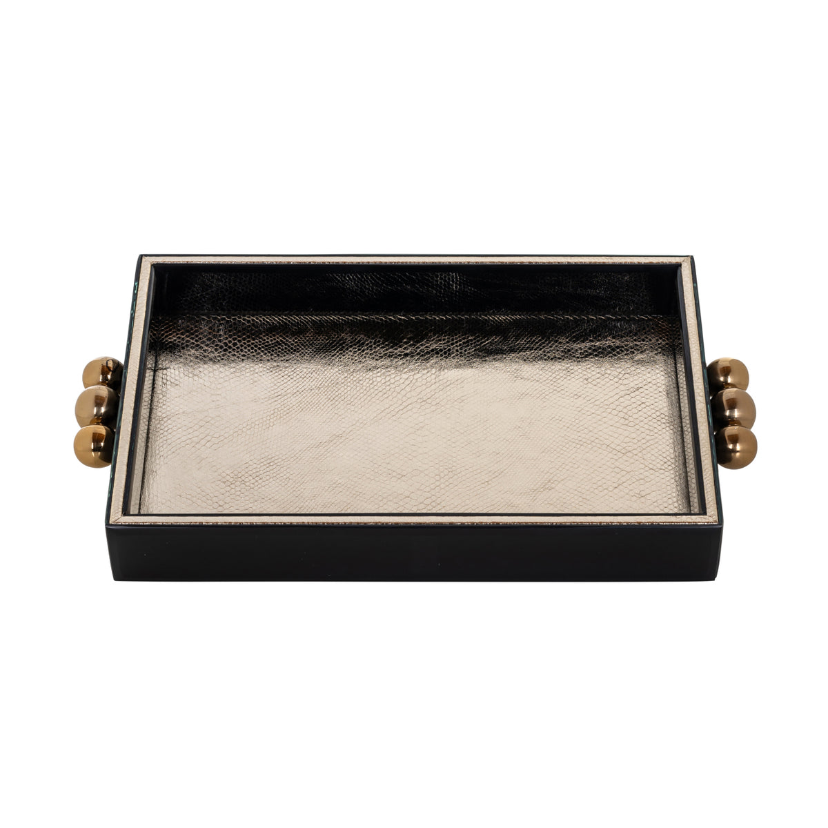 Liv tray black/gold