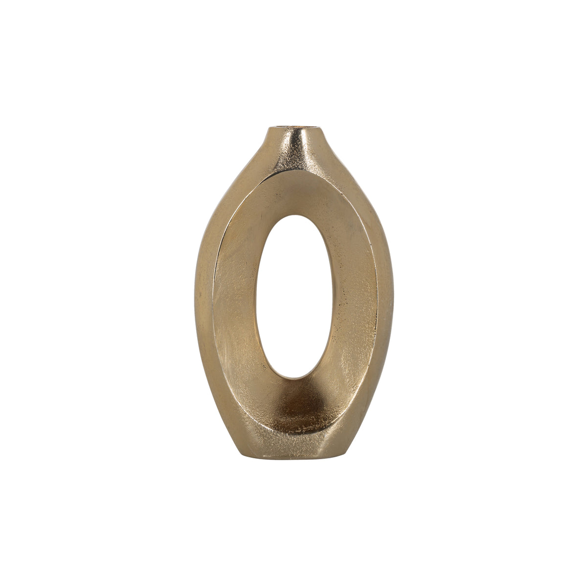 Vase Alma or brossé petit format