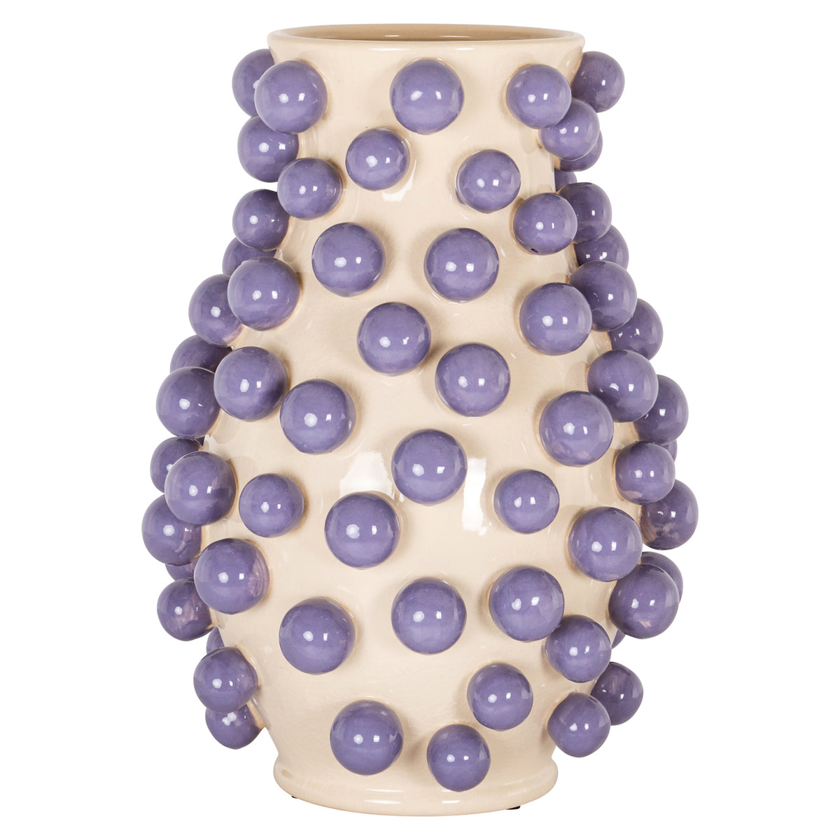 Vase Dotty crème