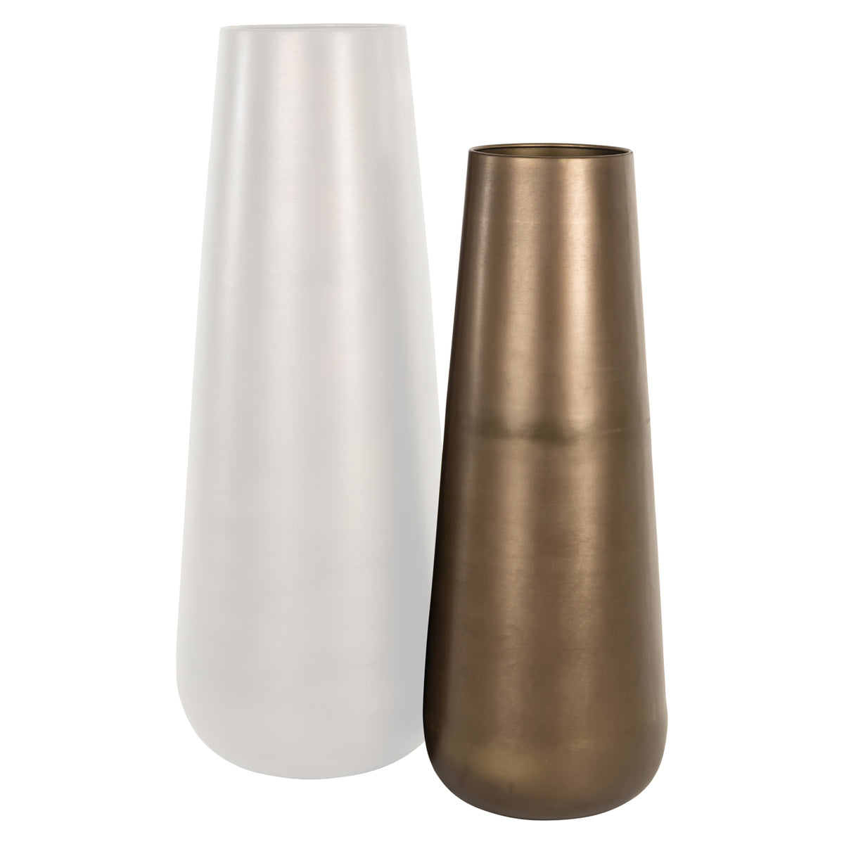 Vase Kenza laiton antique petit