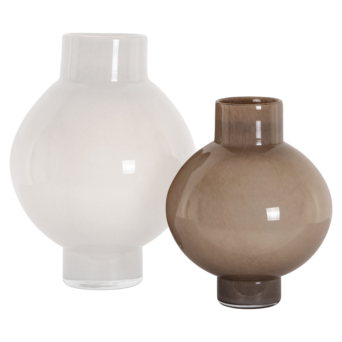 Celina vase brown small