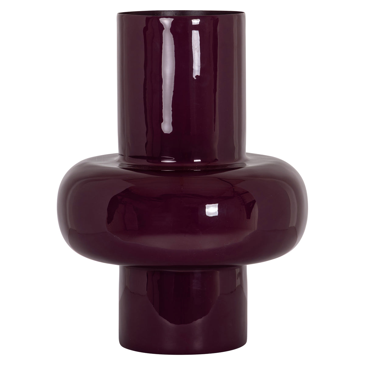 Vase Ashlyn bordeaux petit