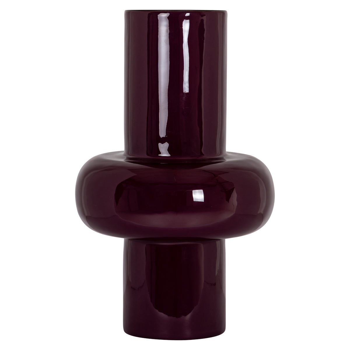 Vase Ashlyn bordeaux grande